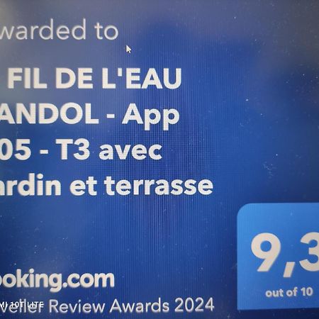 Apartamento O Fil De L'Eau Bandol - App A05 - T3 Avec Jardin Et Terrasse Exterior foto